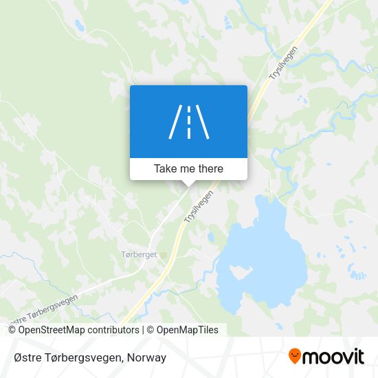 Østre Tørbergsvegen map