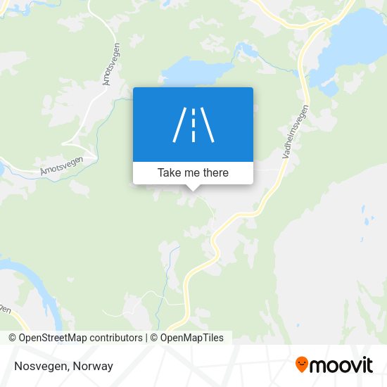 Nosvegen map