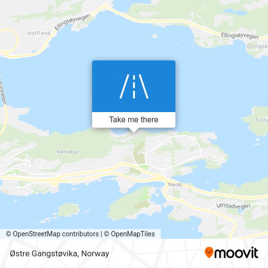 Østre Gangstøvika map