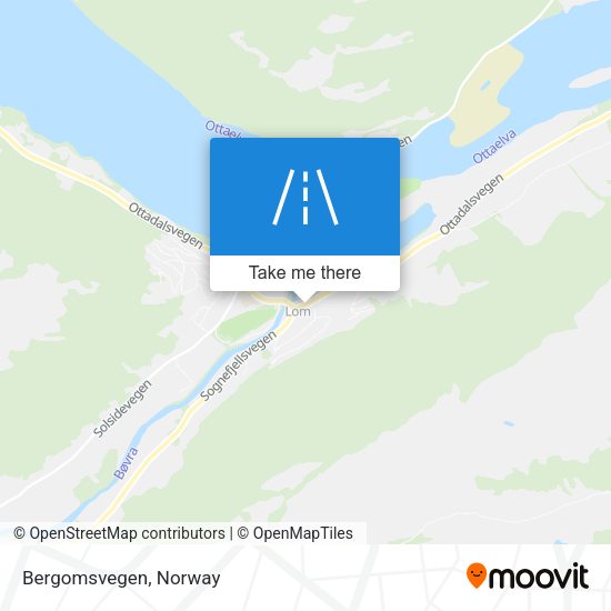 Bergomsvegen map