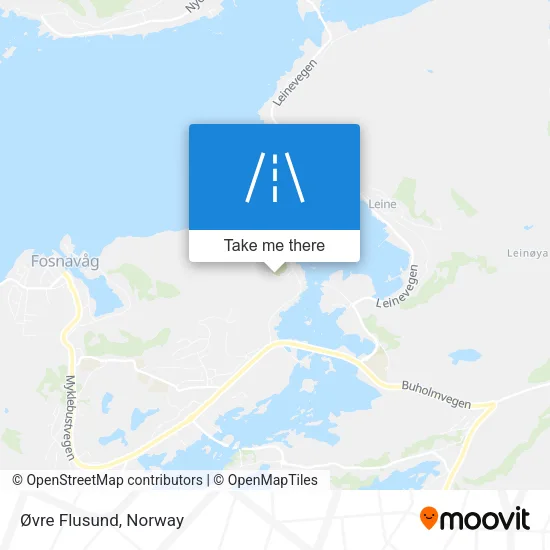 Øvre Flusund map