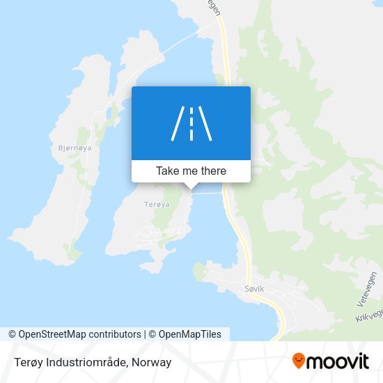 Terøy Industriområde map