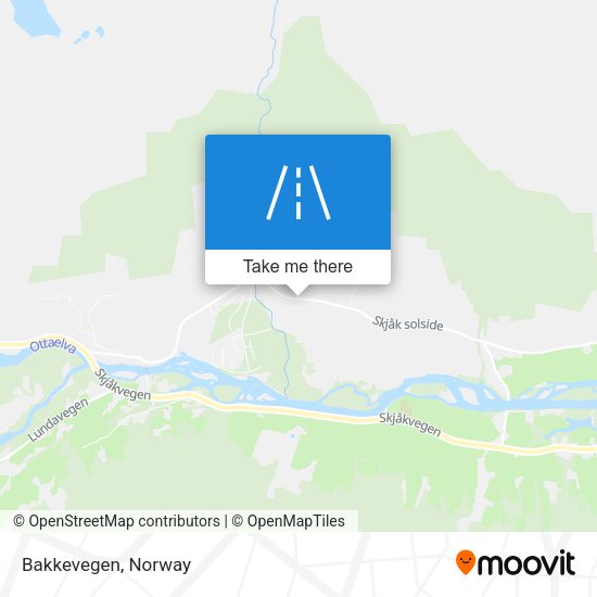 Bakkevegen map