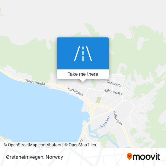 Ørstaheimvegen map