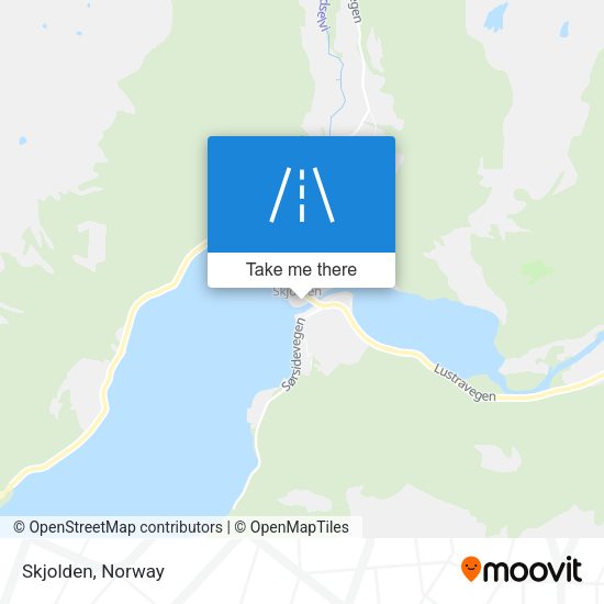 Skjolden map