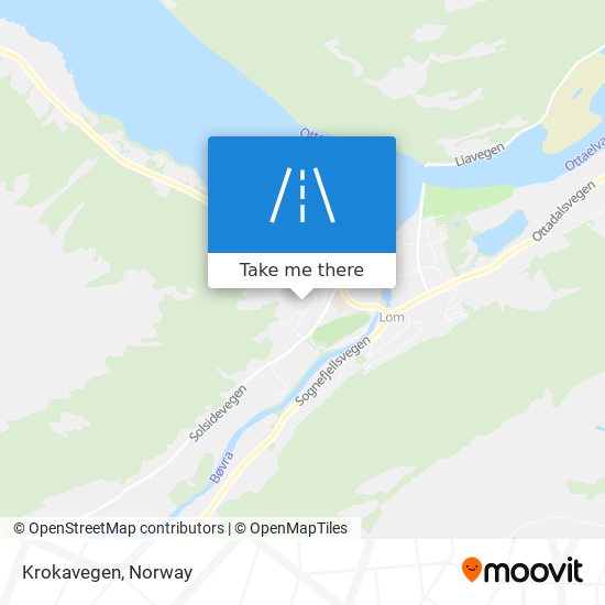 Krokavegen map