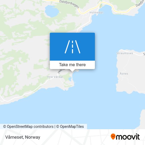 Vårneset map