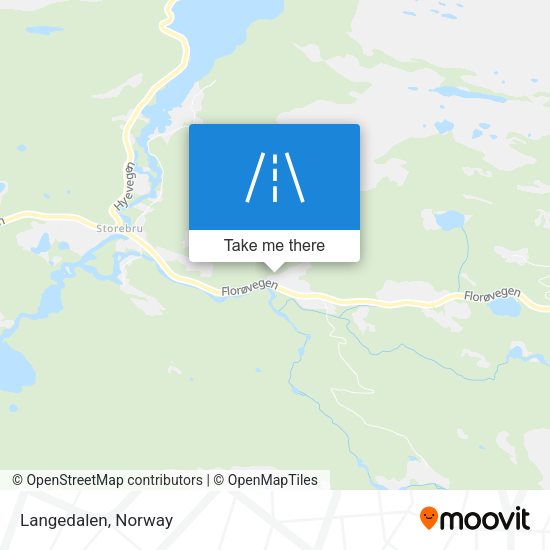 Langedalen map