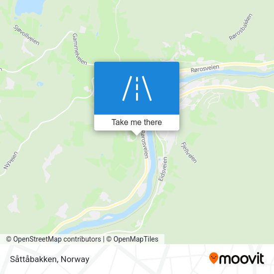 Såttåbakken map