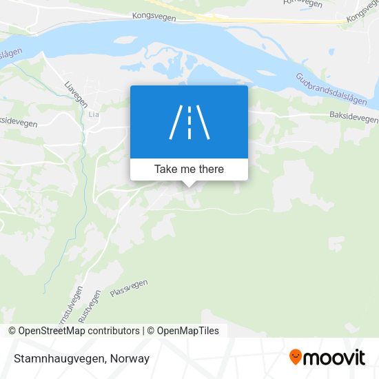 Stamnhaugvegen map