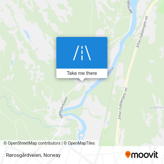 Rørosgårdveien map