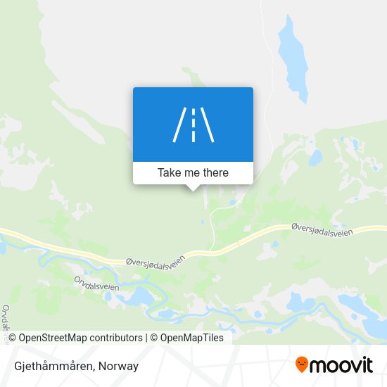 Gjethåmmåren map