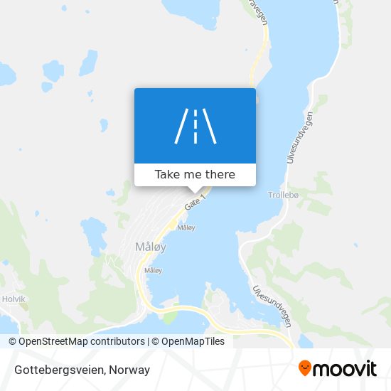 Gottebergsveien map