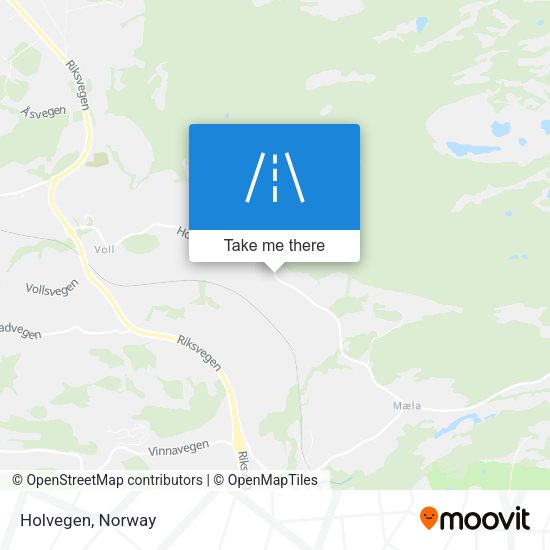 Holvegen map