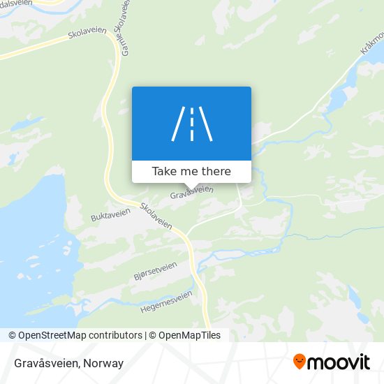 Gravåsveien map