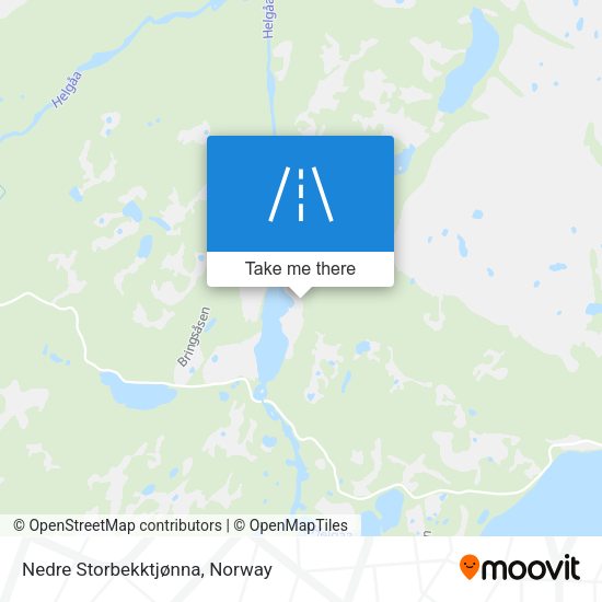 Nedre Storbekktjønna map