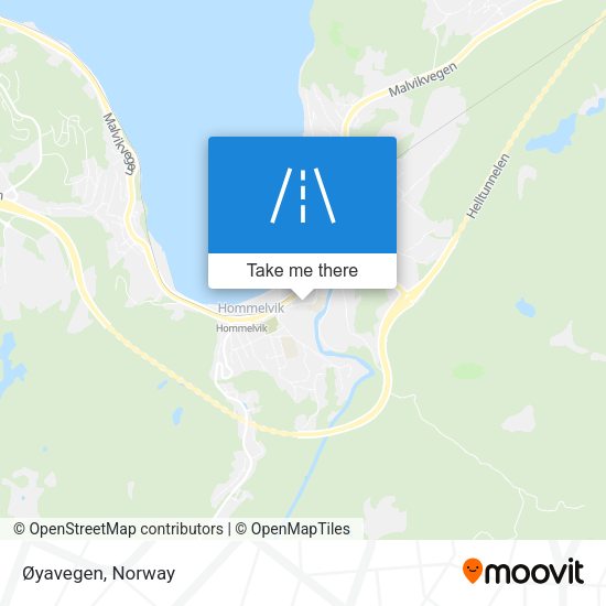 Øyavegen map