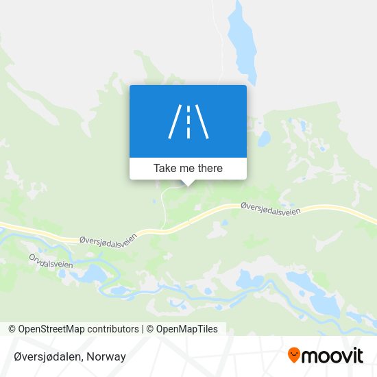 Øversjødalen map