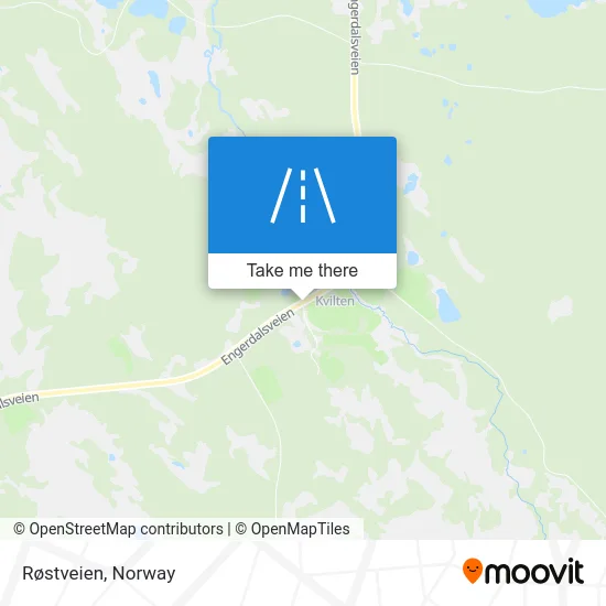 Røstveien map