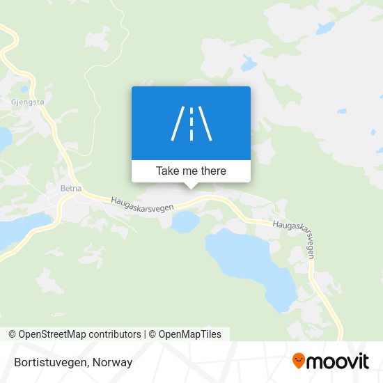 Bortistuvegen map