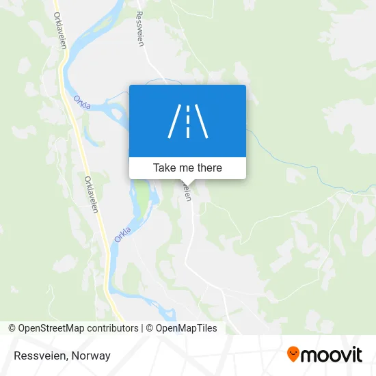Ressveien map