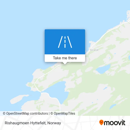 Rishaugmoen Hyttefelt map