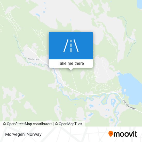 Morvegen map