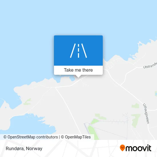 Rundøra map