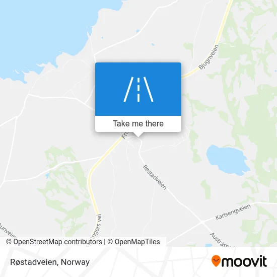 Røstadveien map