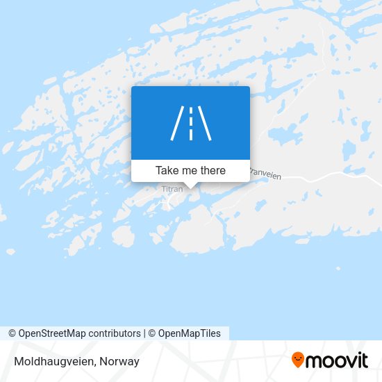 Moldhaugveien map