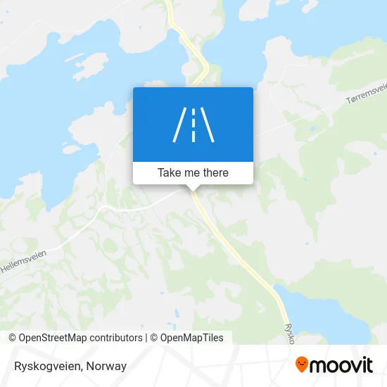 Ryskogveien map