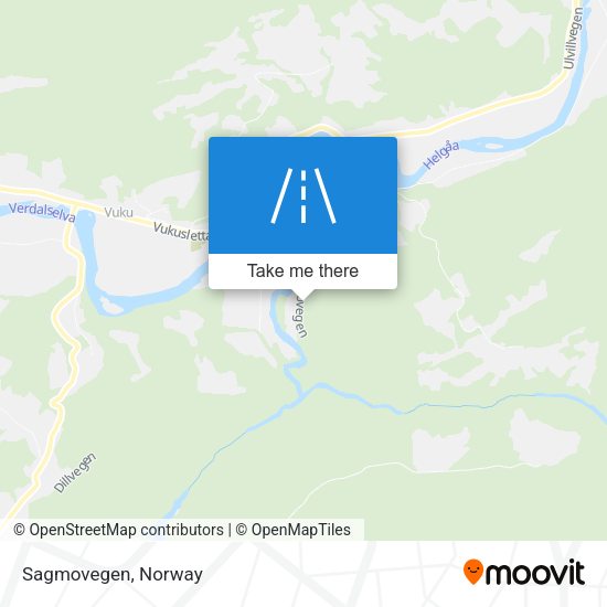 Sagmovegen map