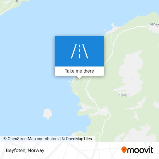 Bøyfoten map