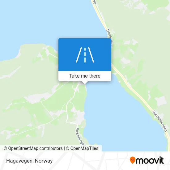 Hagavegen map
