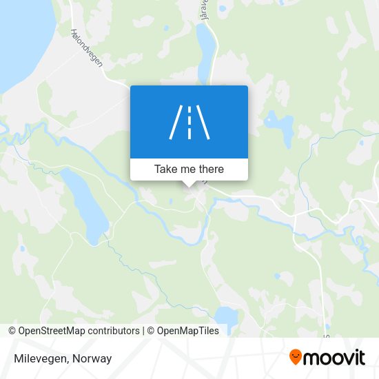 Milevegen map