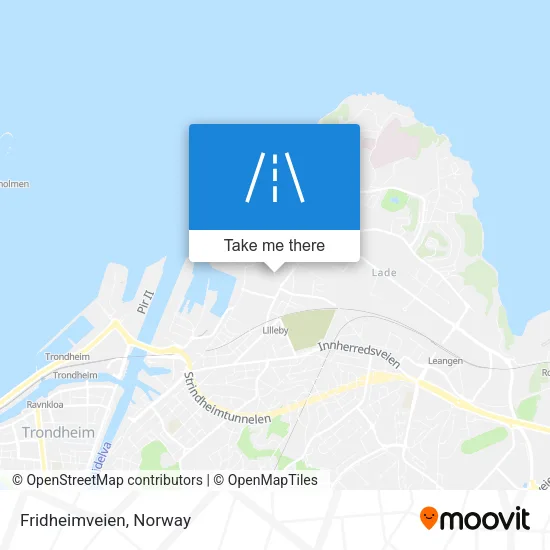 Fridheimveien map