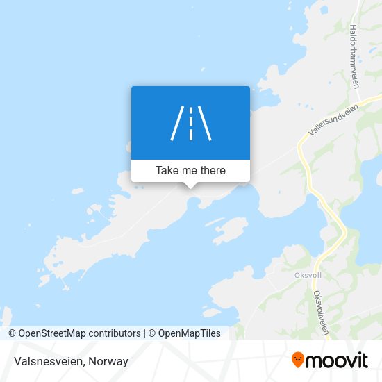 Valsnesveien map