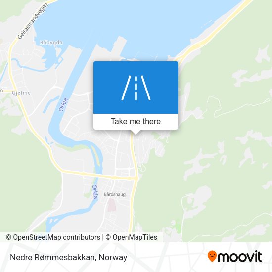 Nedre Rømmesbakkan map