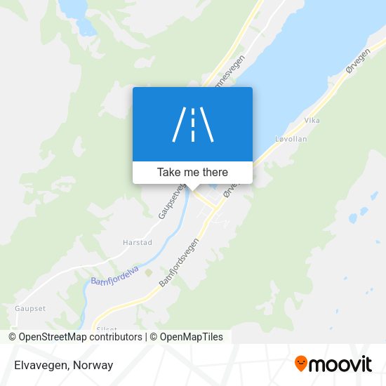 Elvavegen map