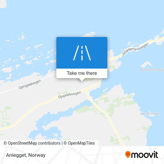 Anlegget map