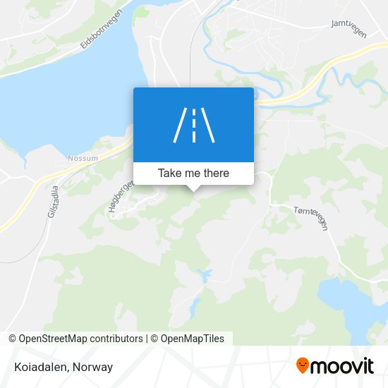 Koiadalen map