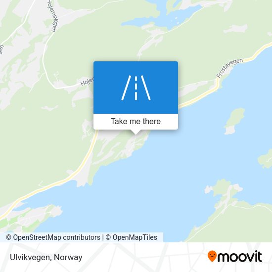 Ulvikvegen map