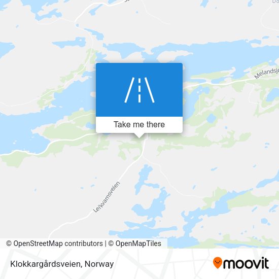 Klokkargårdsveien map