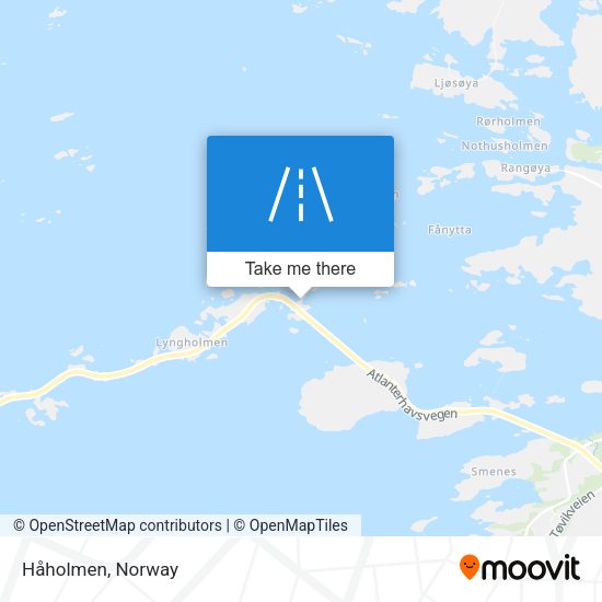 Håholmen map