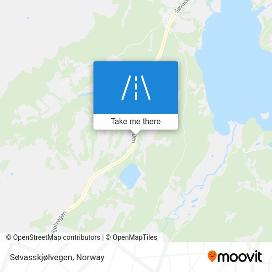 Søvasskjølvegen map