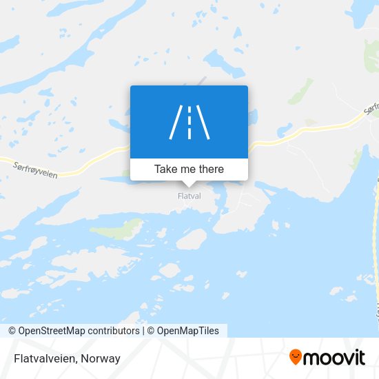 Flatvalveien map