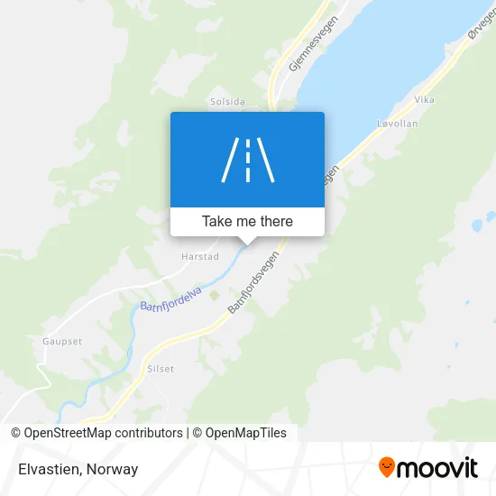 Elvastien map