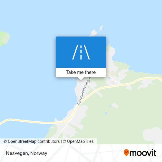 Nesvegen map