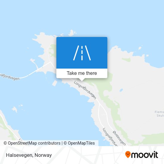 Halsevegen map