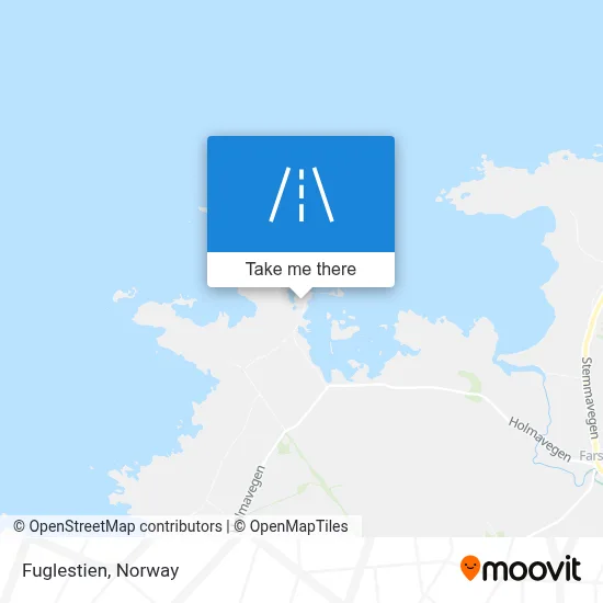 Fuglestien map